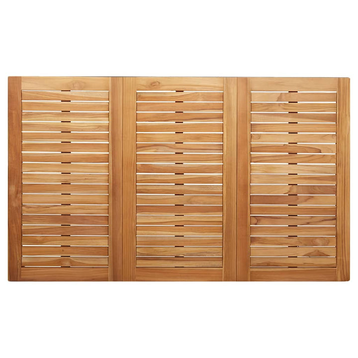 UdendørsSpisebord Brun 200x90x75 cm Solid teaktræ