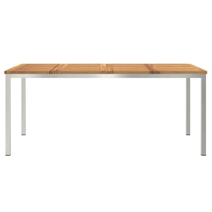 UdendørsSpisebord Brun 200x90x75 cm Solid teaktræ