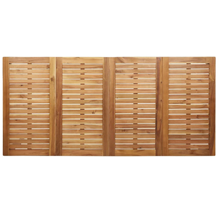 UdendørsSpisebord Brun 200x90x75 cm Solid teaktræ
