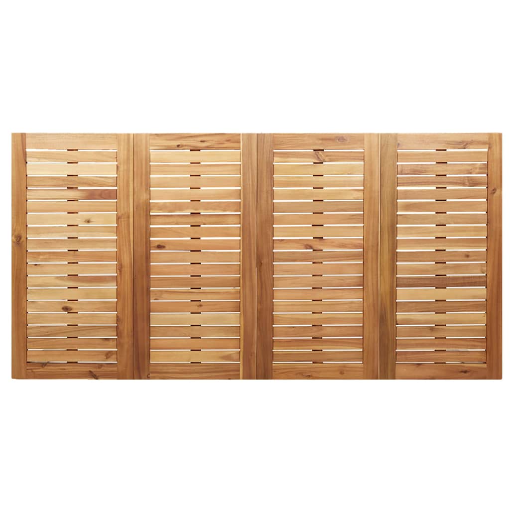UdendørsSpisebord Brun 200x90x75 cm Solid teaktræ