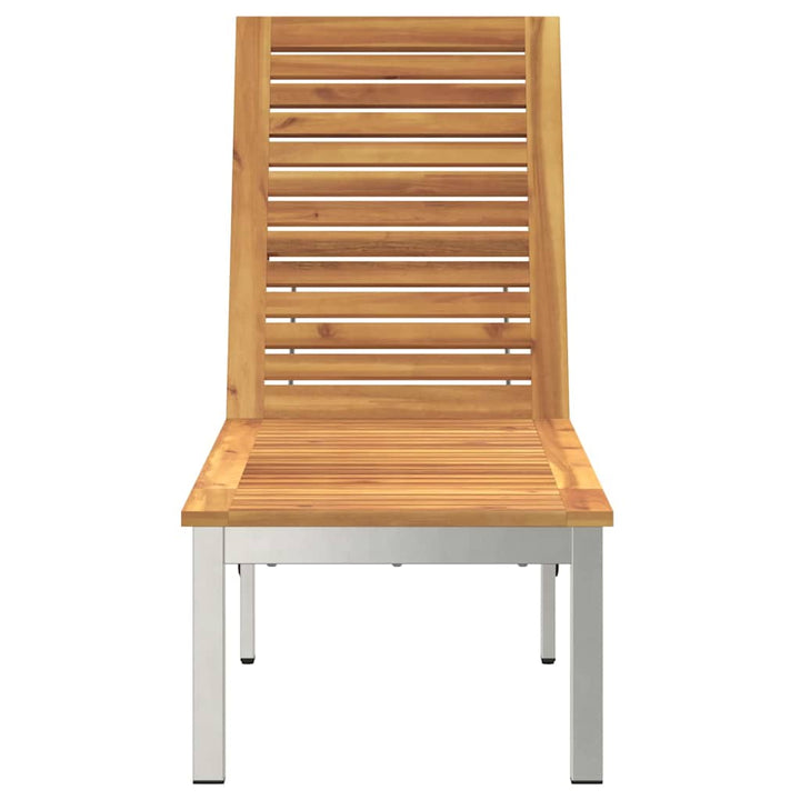 Solstol 1-person Brun 207 x 58 x 35cm Massivt akacietræ