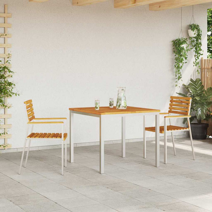 Have Stol 2 pcs Brun 56 x 54.5 x 87cm Massivt akacietræ