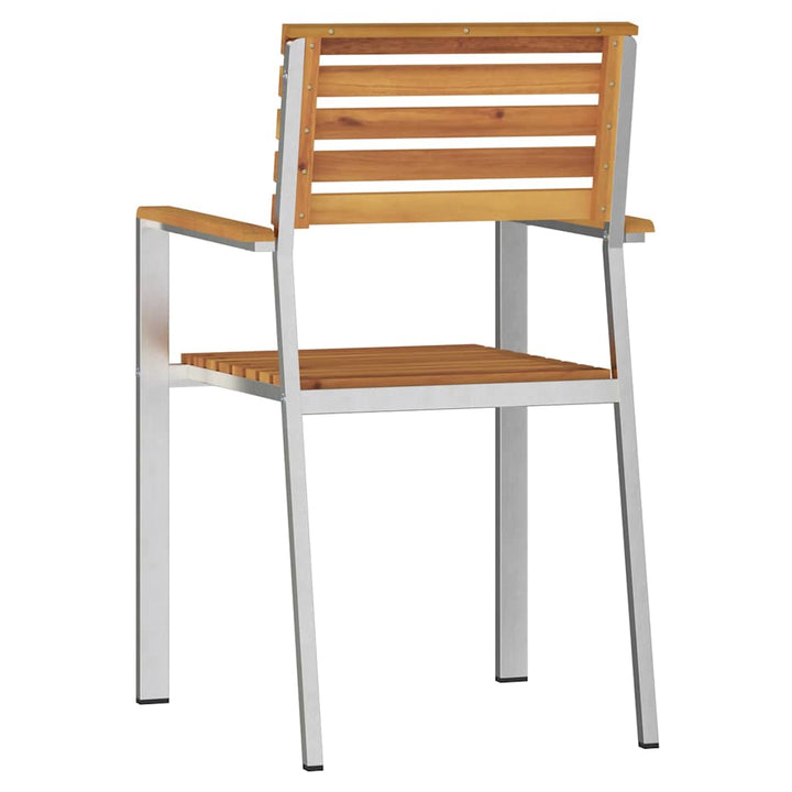 Have Stol 2 pcs Brun 56 x 54.5 x 87cm Massivt akacietræ