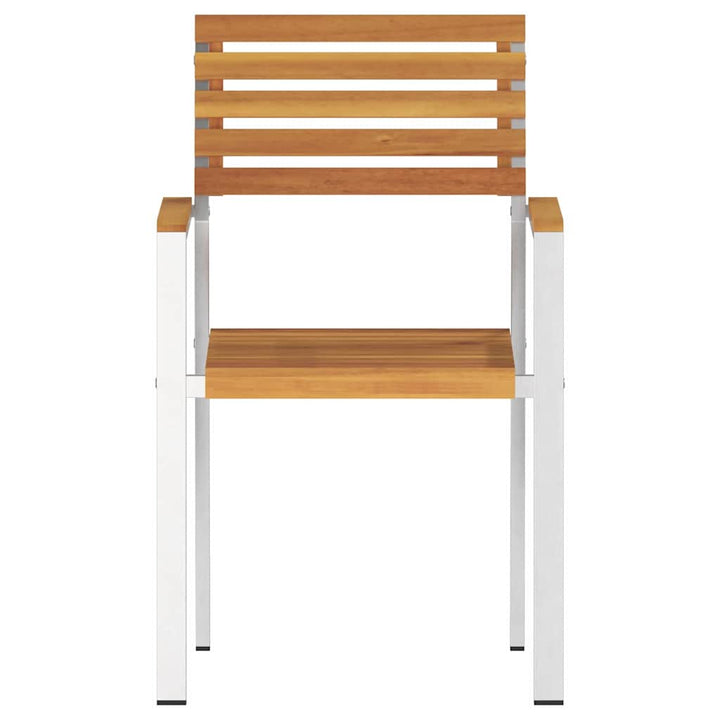 Have Stol 2 pcs Brun 56 x 54.5 x 87cm Massivt akacietræ