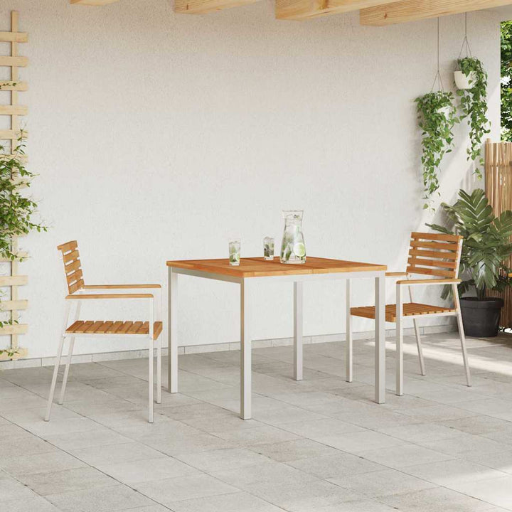 Have Stol 2 pcs Brun 56 x 54.5 x 87cm Massivt teaktræ