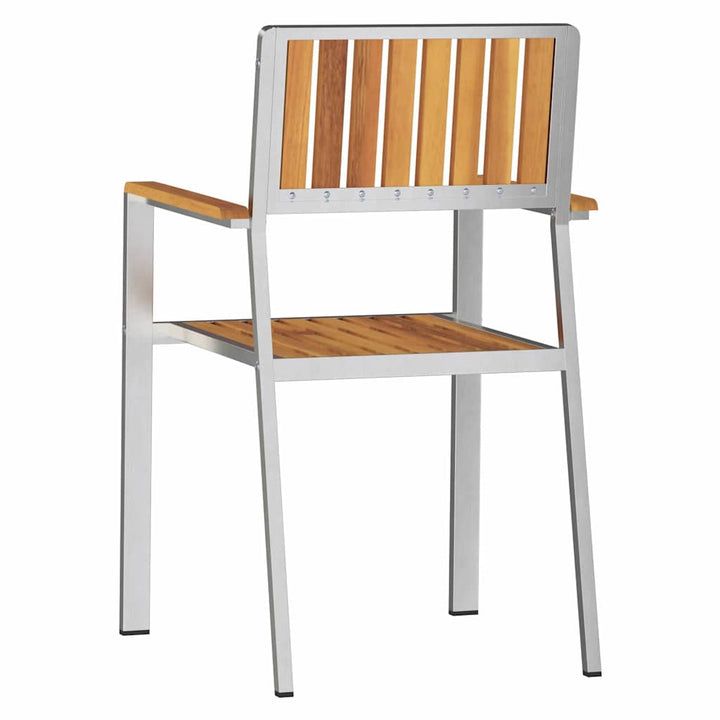 Have Stol 2 pcs Brun 56 x 54.5 x 87cm Massivt akacietræ