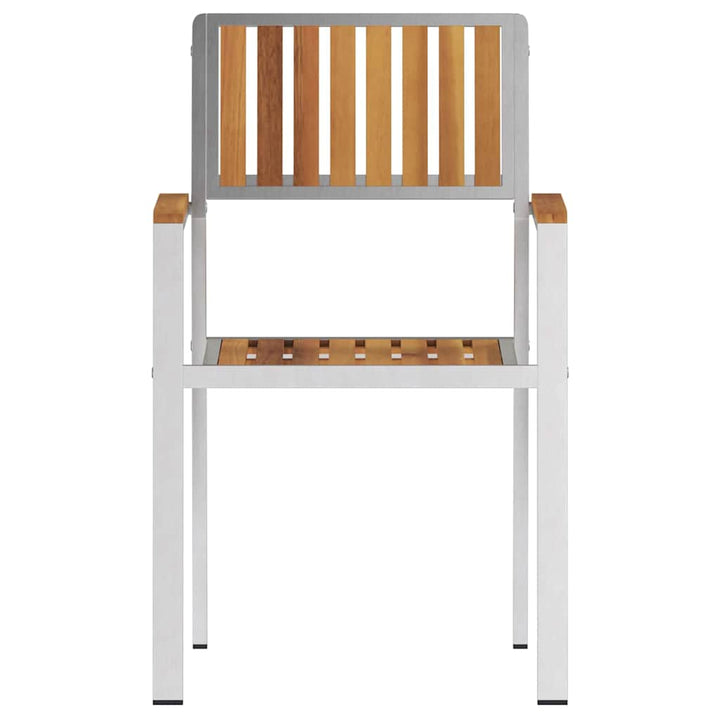 Have Stol 2 pcs Brun 56 x 54.5 x 87cm Massivt akacietræ