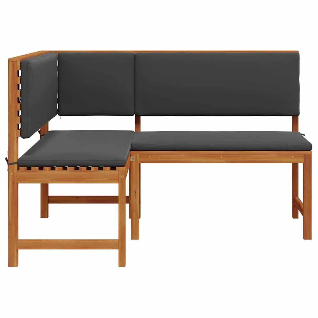 Have Hjørnebænk Brun 140 x 100 x 91cm Massivt akacietræ