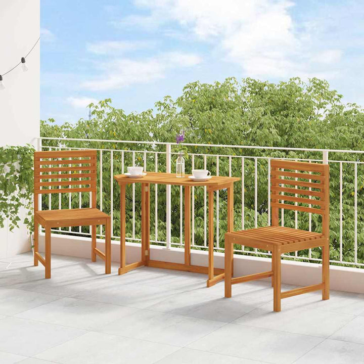 Have Stol 2 pcs Brun 50 x 50 x 91cm Massivt akacietræ