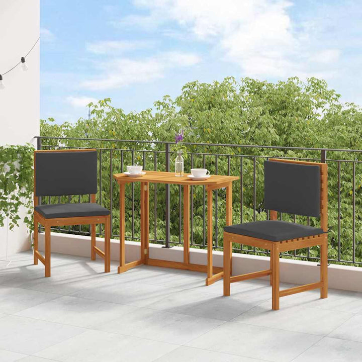 Have Stol 2 pcs Brun 50 x 50 x 91cm Massivt akacietræ