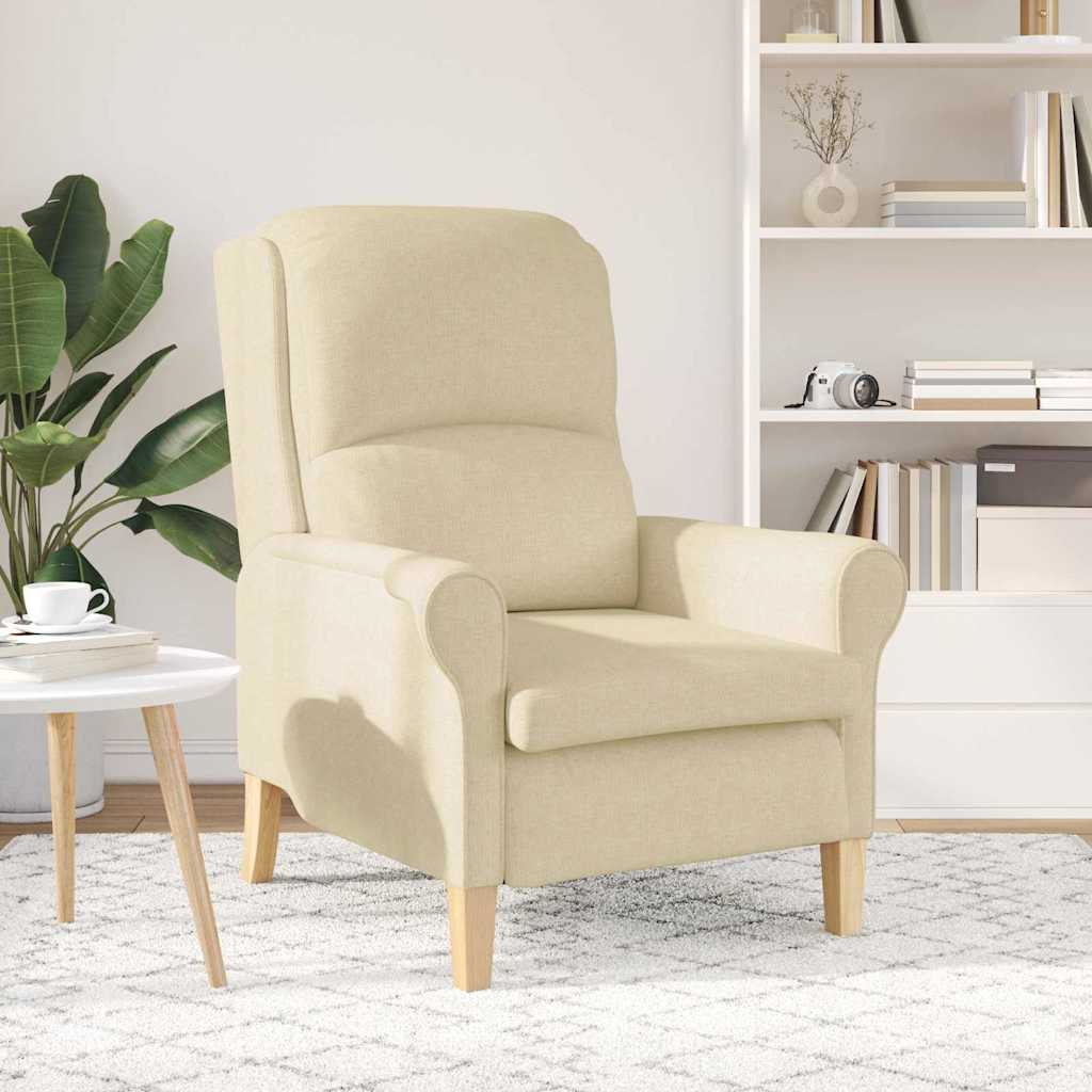 lænestol Creme 76 x 94 x 102 cm Stof