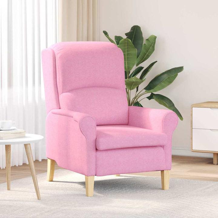lænestol Lyserød 76 x 94 x 102 cm Stof