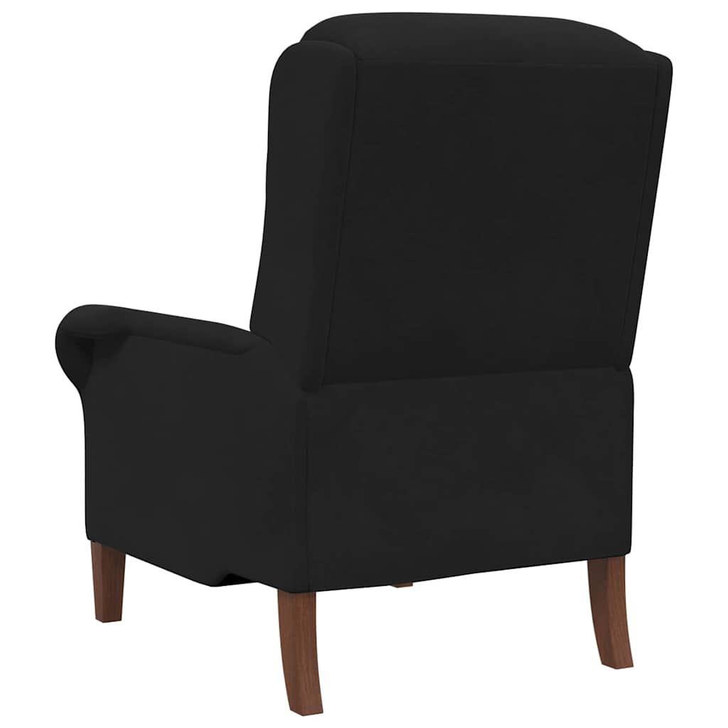 lænestol Sort 76 x 94 x 102 cm Fløjl