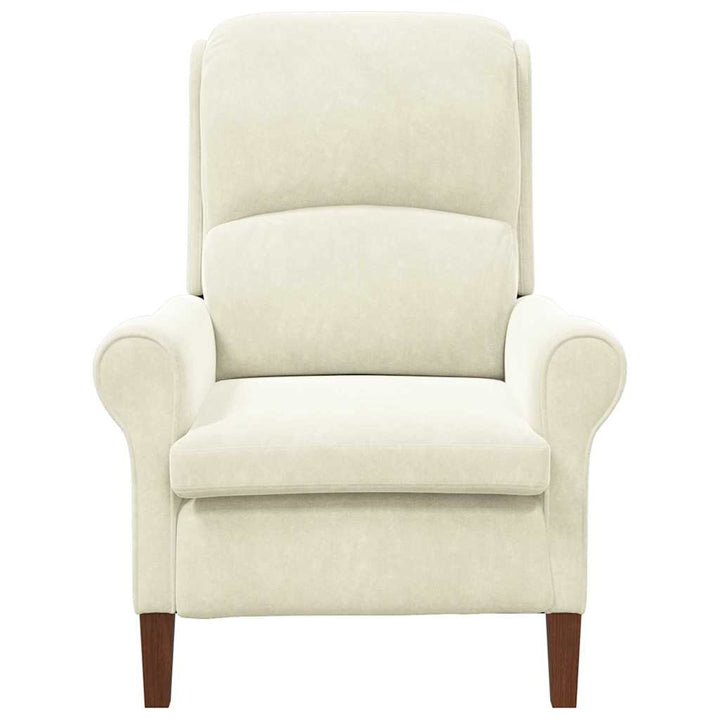 lænestol Creme 76 x 94 x 102 cm Fløjl
