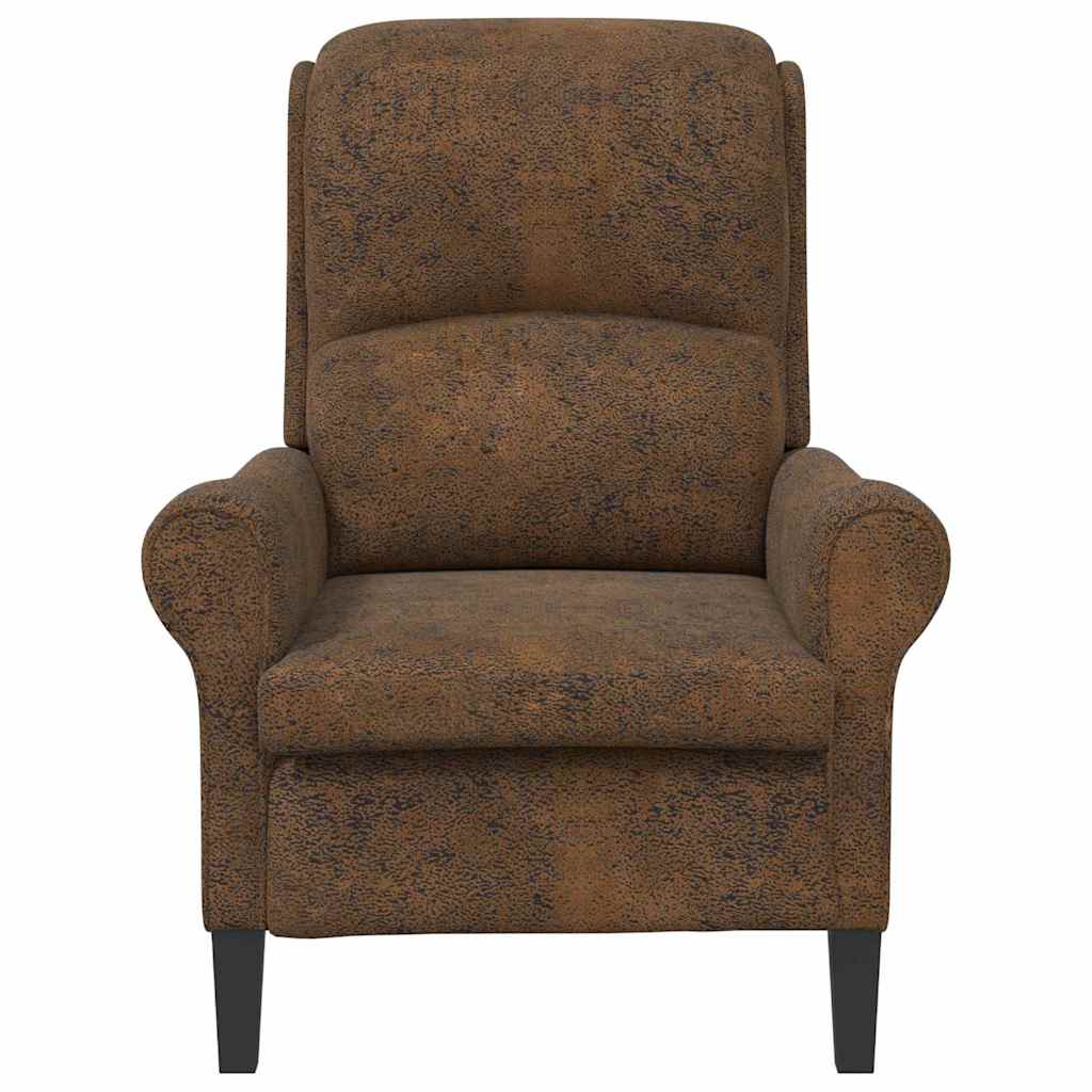 lænestol Brun 76 x 94 x 102 cm Kunstlæder
