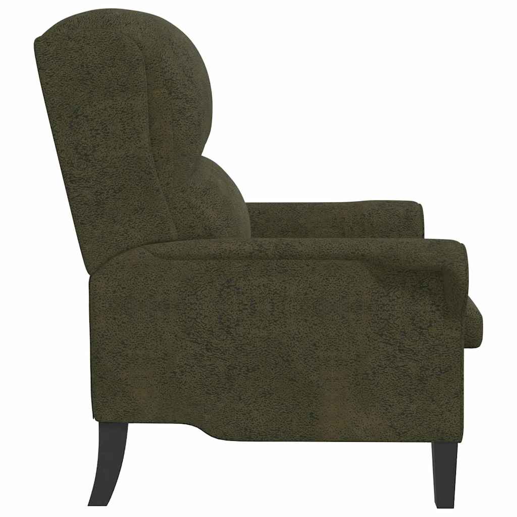 lænestol Army grøn 76 x 94 x 102 cm Kunstlæder