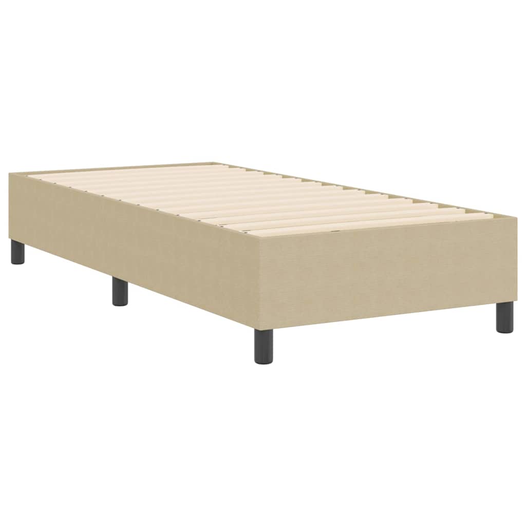 Box spring seng Grågrøn 90 x 190 cm Corduroy stof