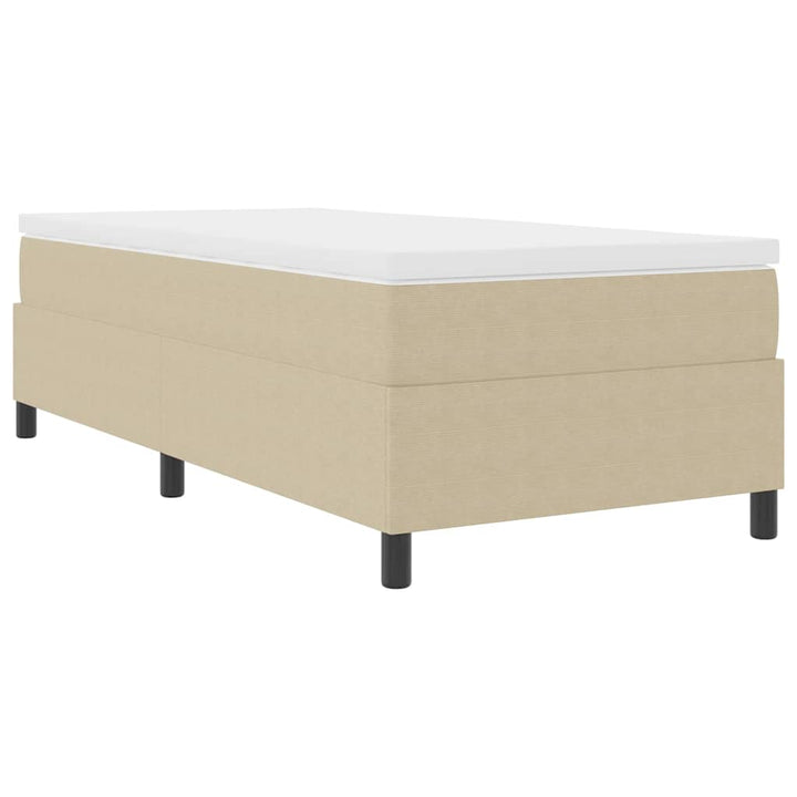 Box spring seng Grågrøn 90 x 190 cm Corduroy stof