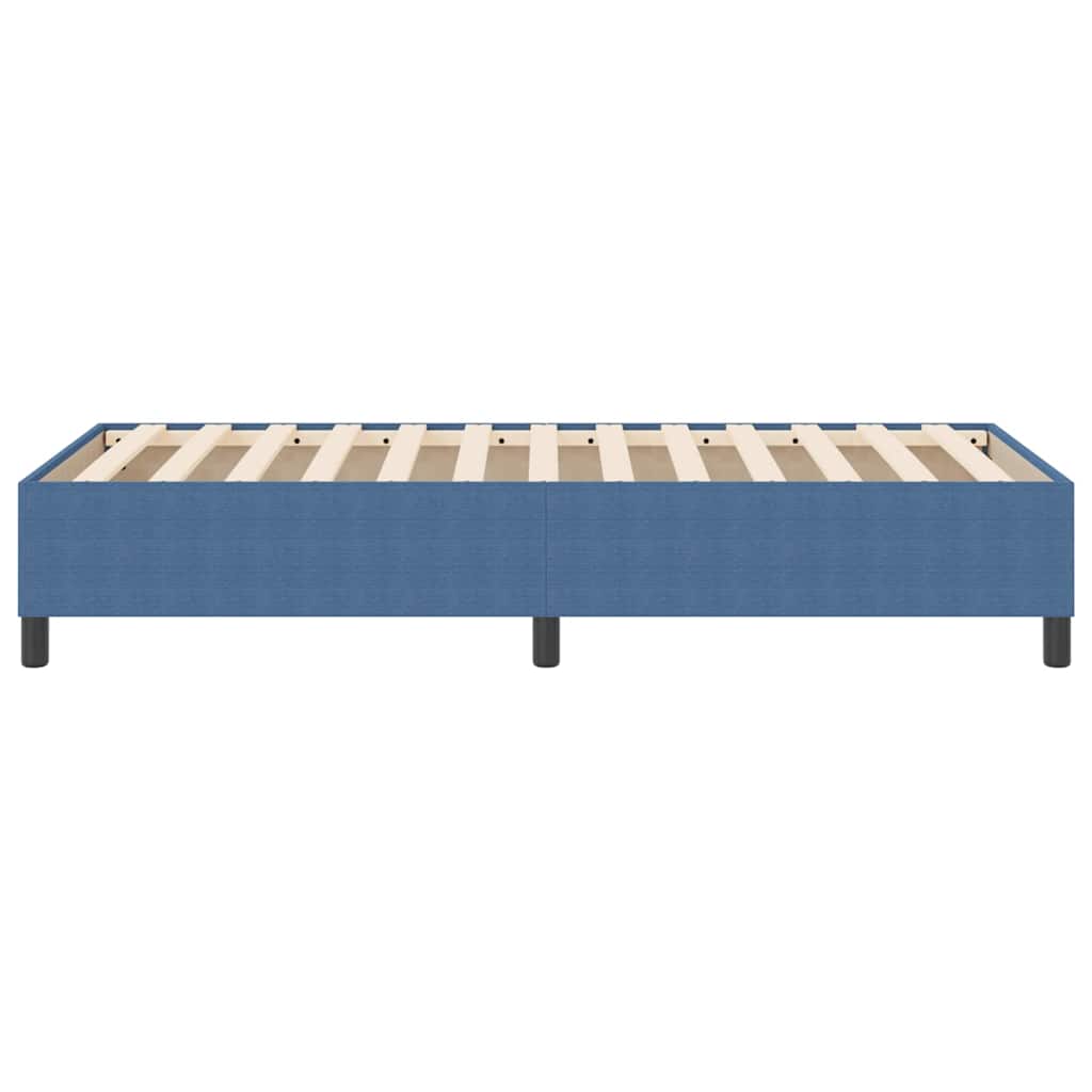 Box spring seng Blå 90 x 200 cm Corduroy stof