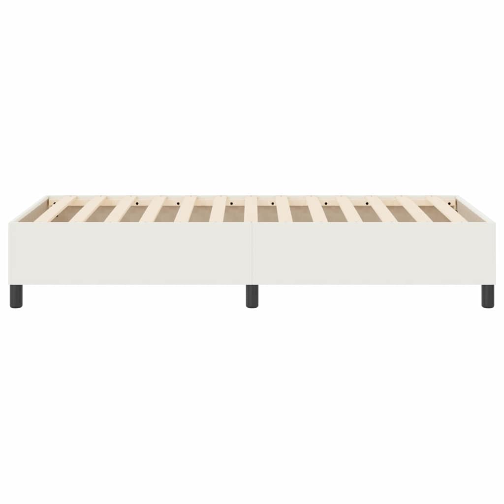 Box spring seng Creme 100 x 200 cm Corduroy stof