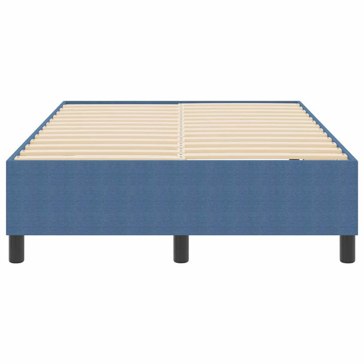 Box spring seng Blå 120 x 190 cm Corduroy stof