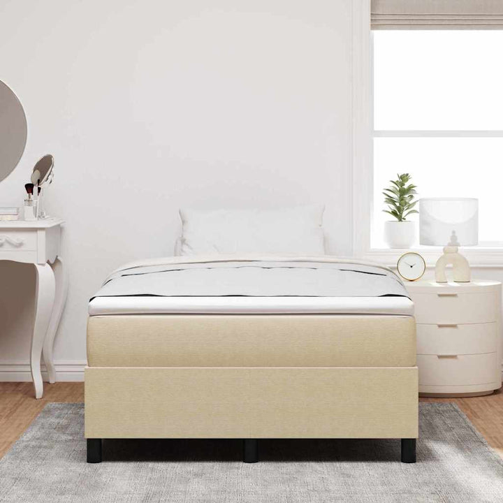 Box spring seng Grågrøn 120 x 190 cm Corduroy stof