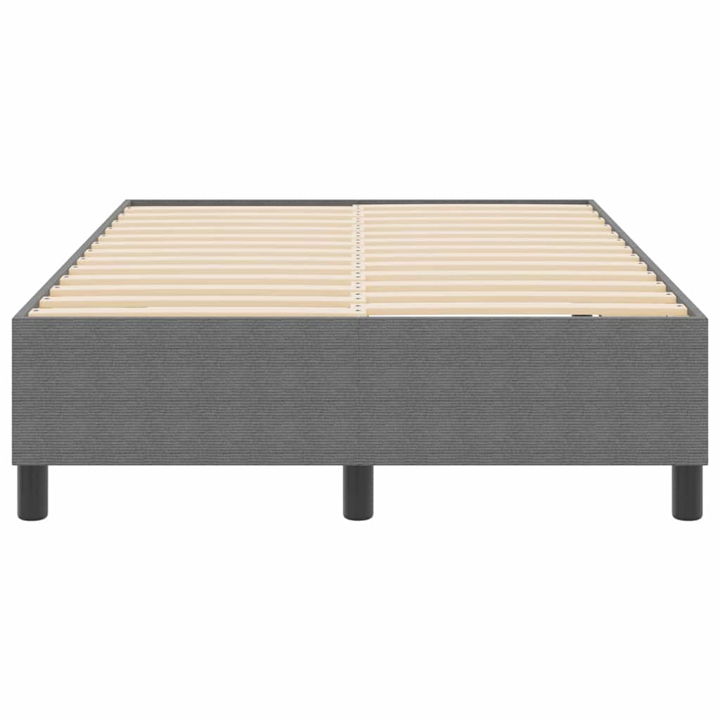 Box spring seng Lysegrå 120 x 200 cm Corduroy stof