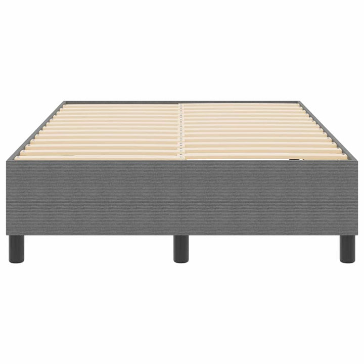 Box spring seng Lysegrå 120 x 200 cm Corduroy stof