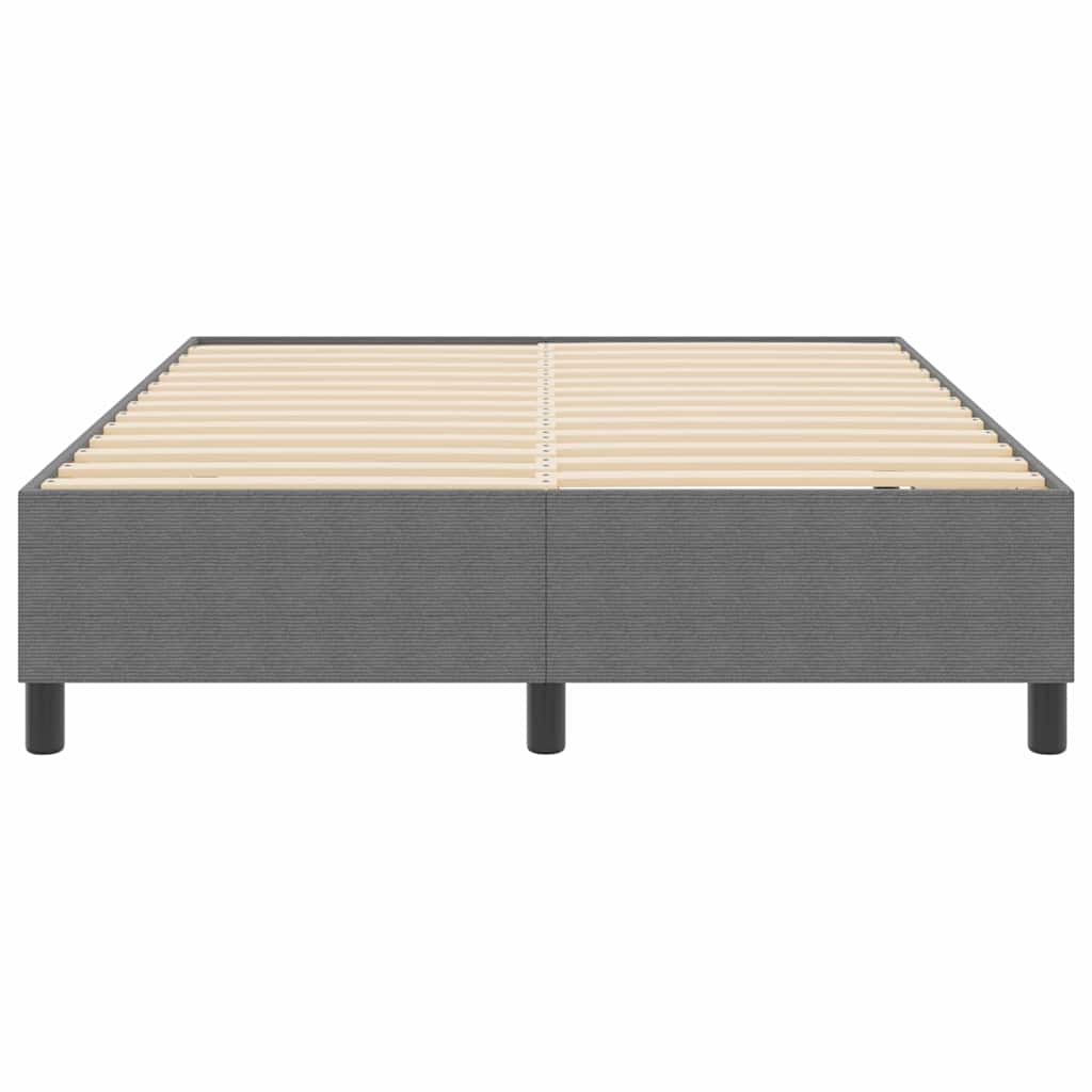 Box spring seng Lysegrå 140 x 200 cm Corduroy stof