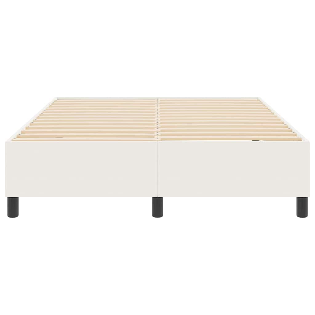 Box spring seng Creme 140 x 200 cm Corduroy stof