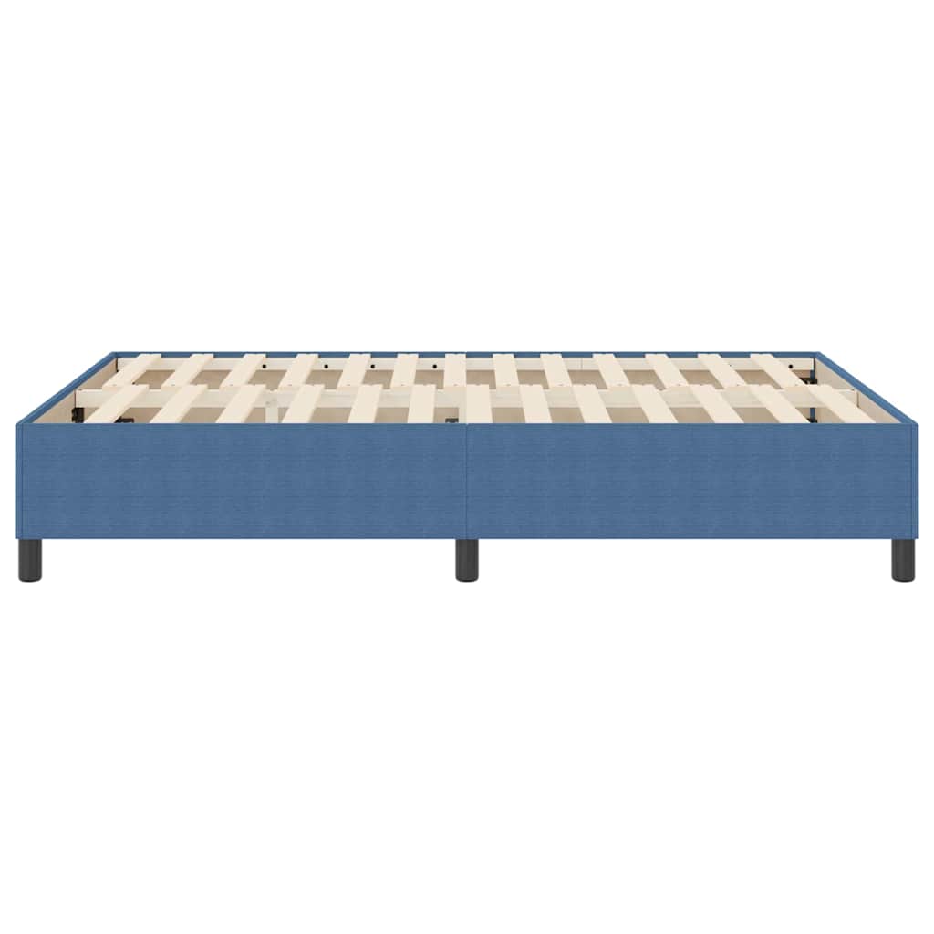 Box spring seng Blå 140 x 200 cm Corduroy stof