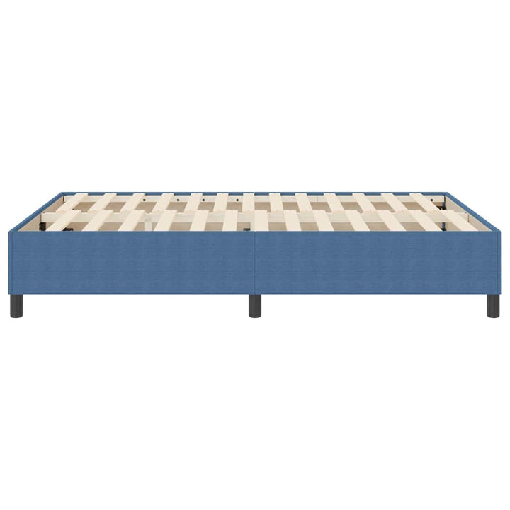 Box spring seng Blå 140 x 200 cm Corduroy stof
