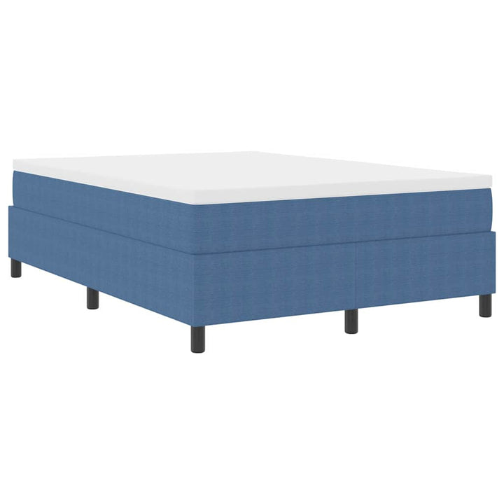 Box spring seng Blå 160 x 200 cm Corduroy stof