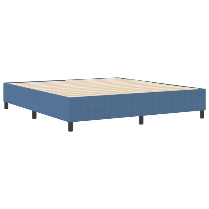 Box spring seng Blå 180 x 200 cm Corduroy stof