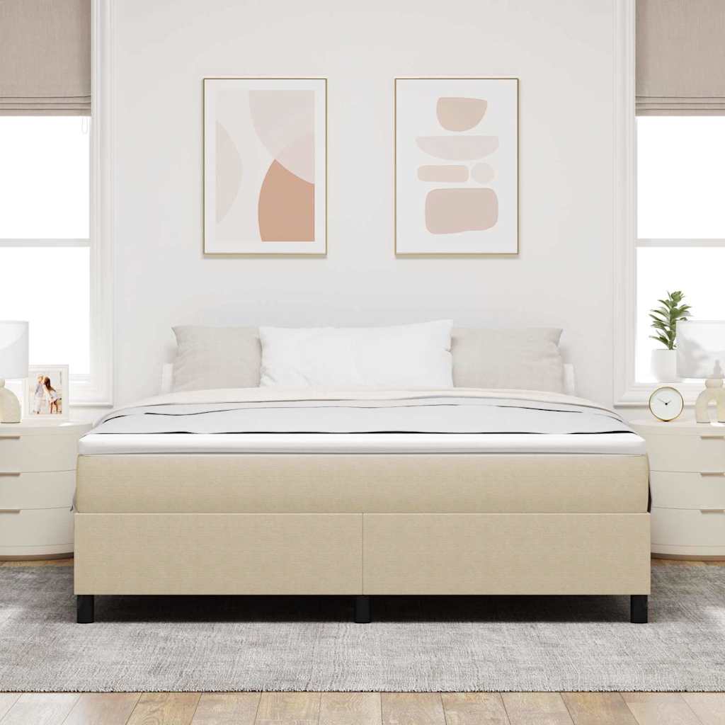 Box spring seng Grågrøn 180 x 200 cm Corduroy stof