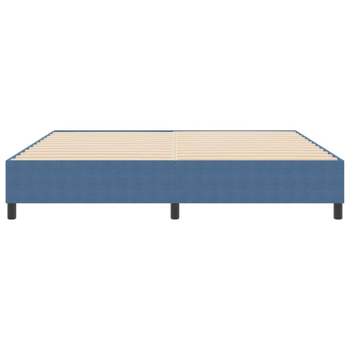 Box spring seng Blå 200 x 200 cm Corduroy stof
