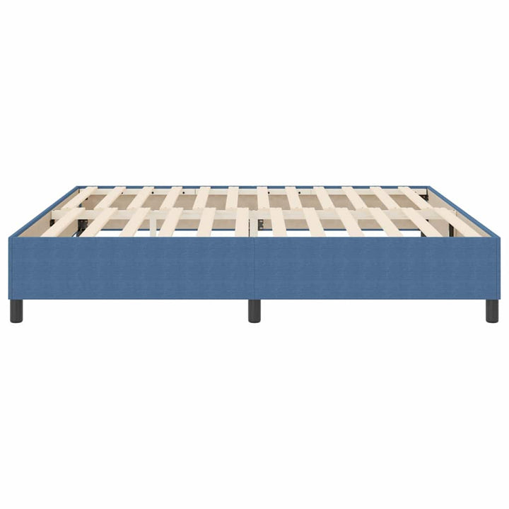 Box spring seng Blå 200 x 200 cm Corduroy stof