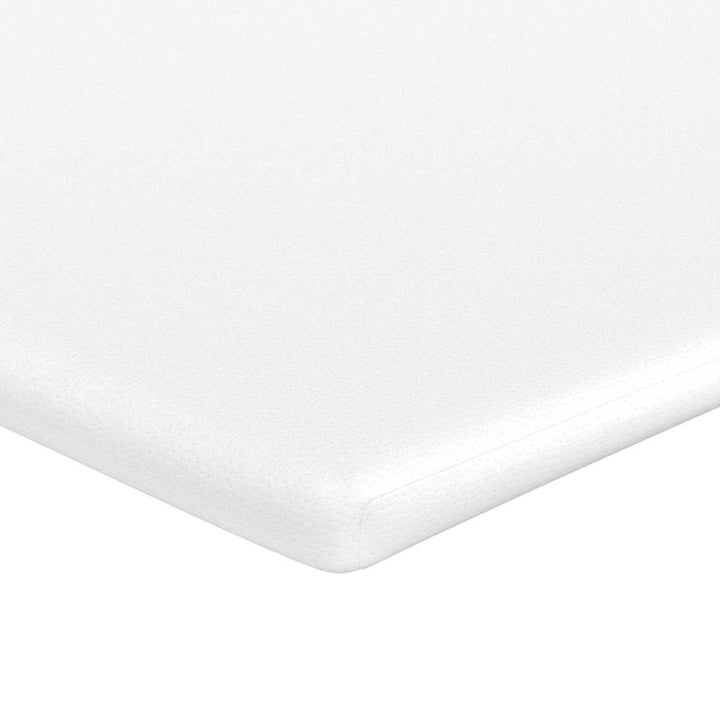 Box spring seng Creme og hvid 203 x 90 x 60 cm Corduroy stof