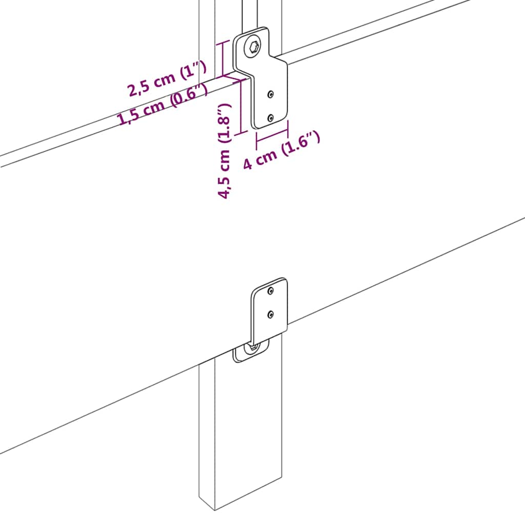 Fløjl Sengegavl Argyle med hovedgærde Mørkeblå 160 cm Fløjl