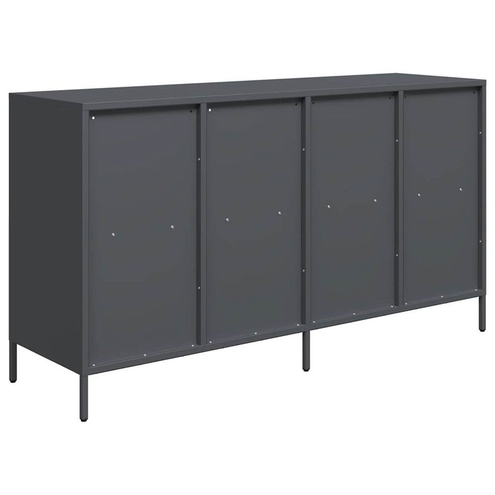 skænk 135x39x73,5 cm koldvalset stål antracitgrå