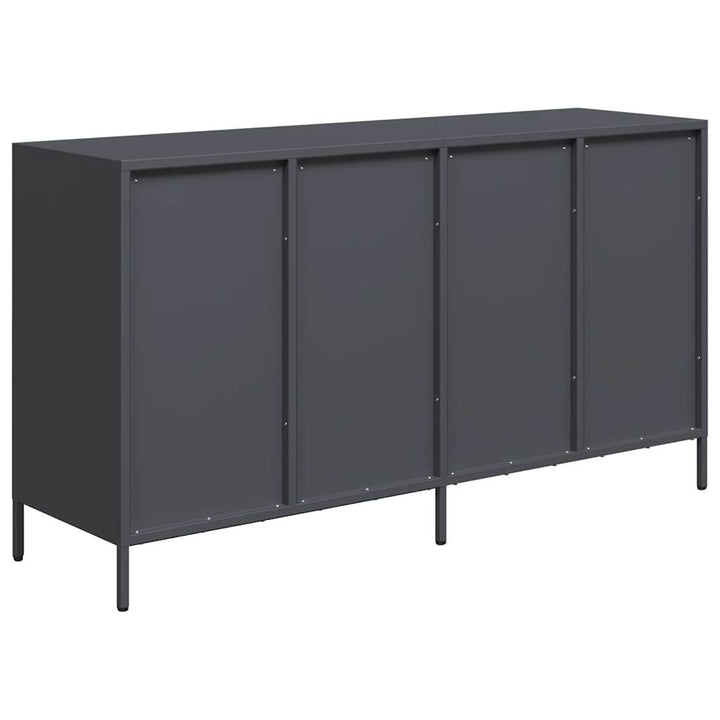 skænk 135x39x73,5 cm koldvalset stål antracitgrå