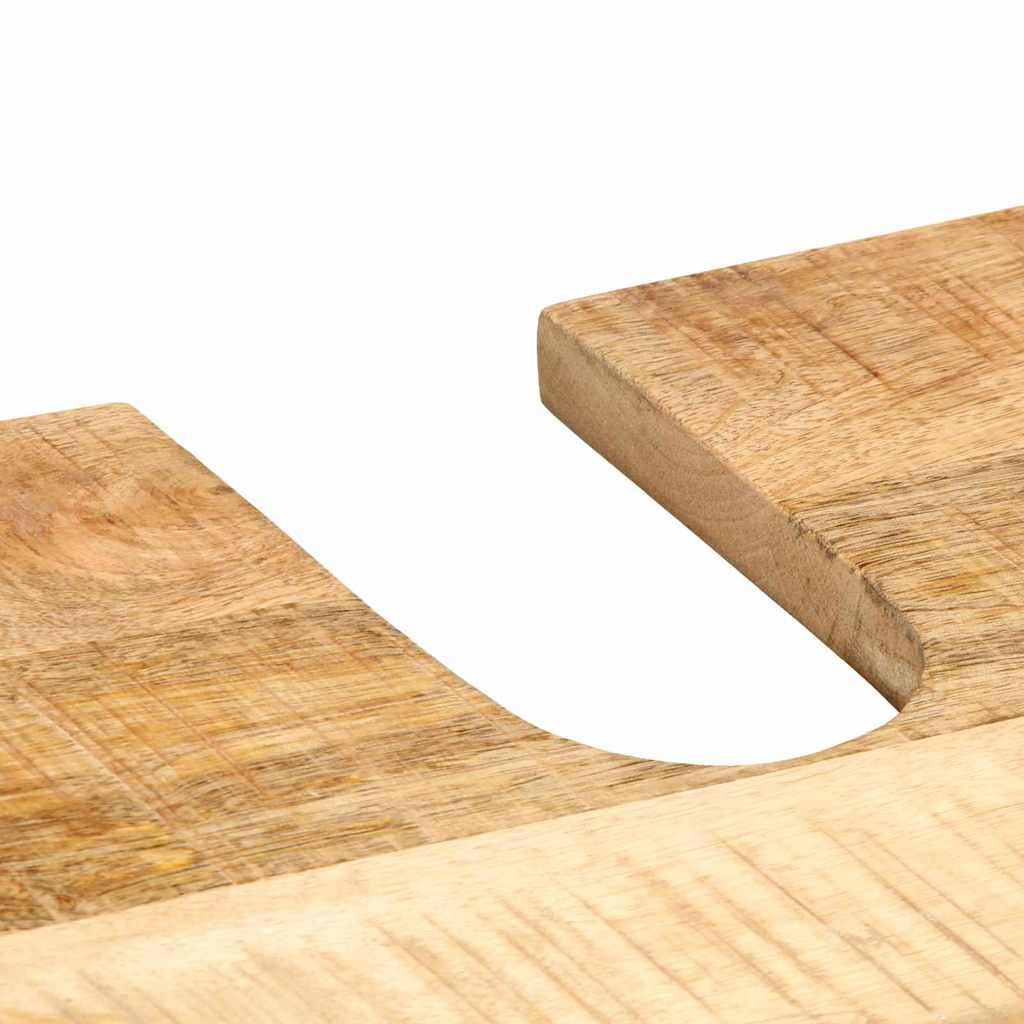 Badeværelsesmøbel sæt 2 pcs Brun 55 x 35 x 60 cm Rå mango træ