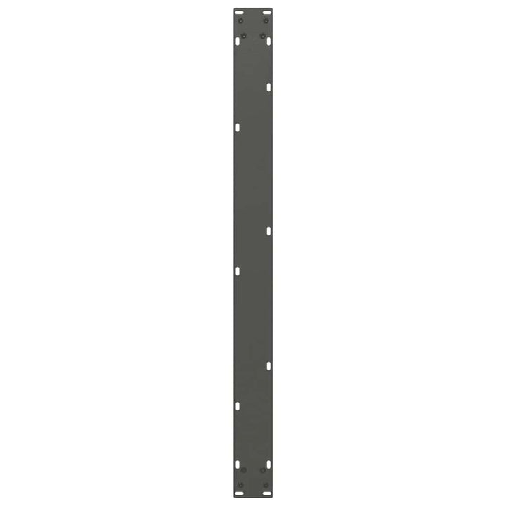 spisebordsben U-formet 2 stk. antracit 100x(72-73) cm stål