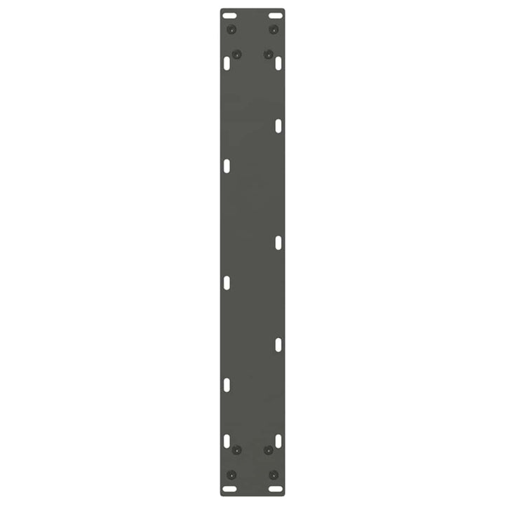 sofabordben U-formet 3 stk. 70x(72-73) cm stål antracitgrå