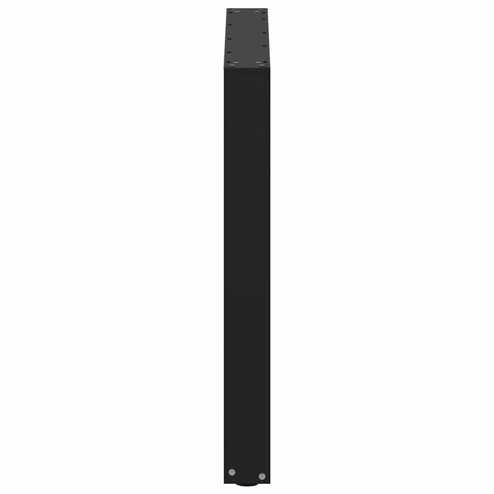 sofabordben U-formet 3 stk. 90x(72-73) cm stål sort