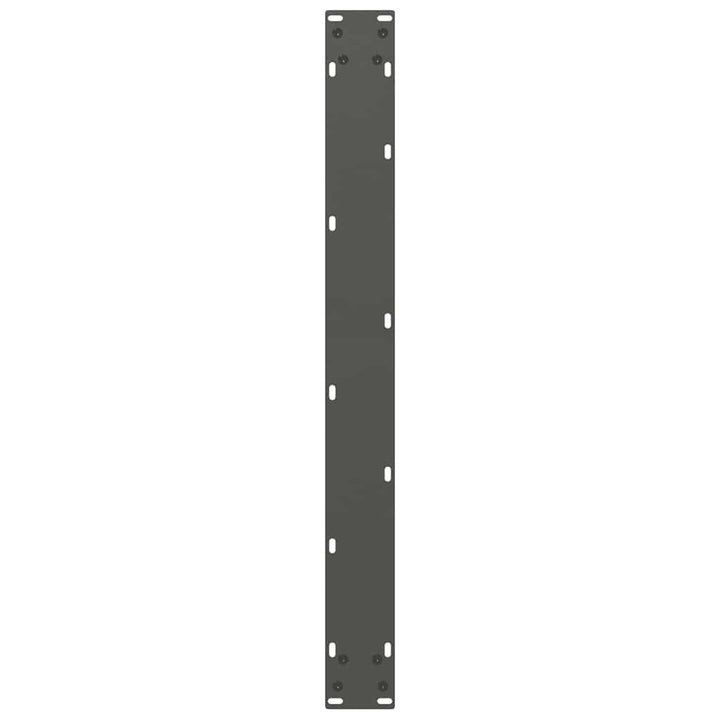 spisebordsben U-formet 3 stk. antracit 90x(72-73) cm stål