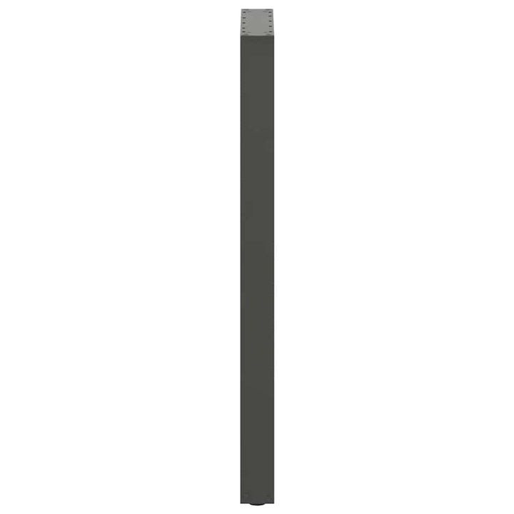 sofabordben U-formet 2 stk. 50x(110-111) cm stål antracitgrå