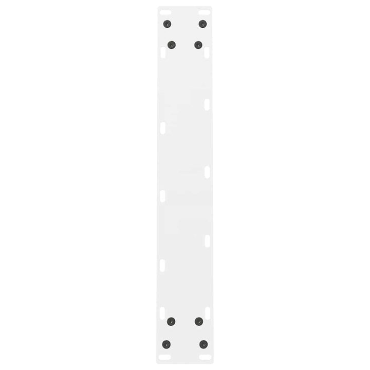 spisebordsben hvide 2 stk. 60x(72-73) cm stål