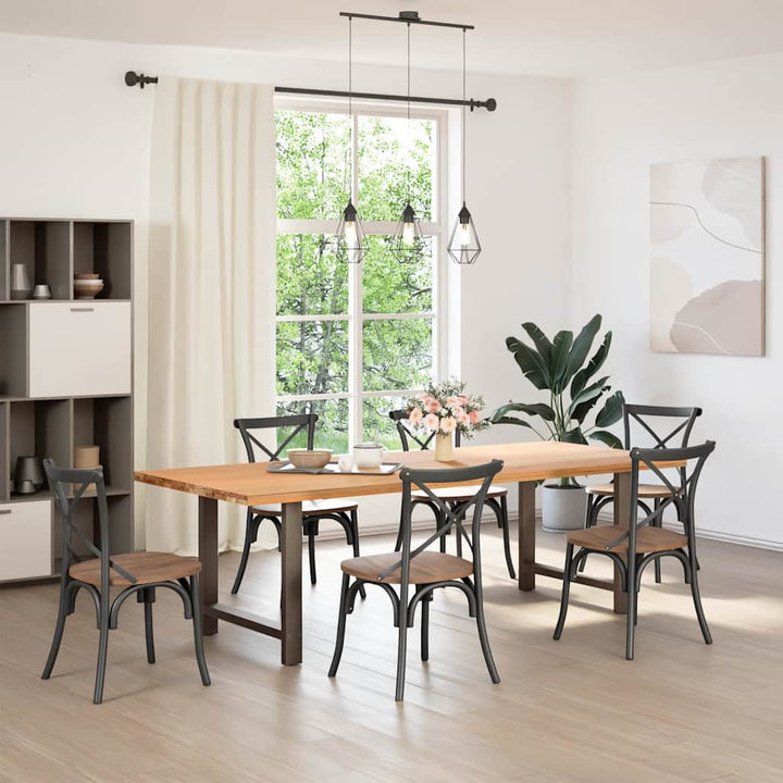 sofabordben naturstål 2 stk. 70x(72-73) cm stål