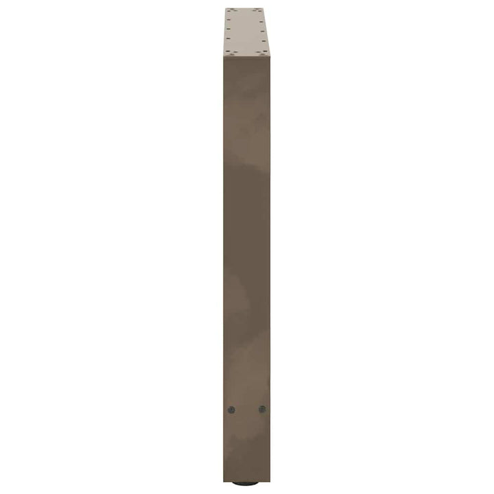 sofabordben naturstål 2 stk. 70x(72-73) cm stål